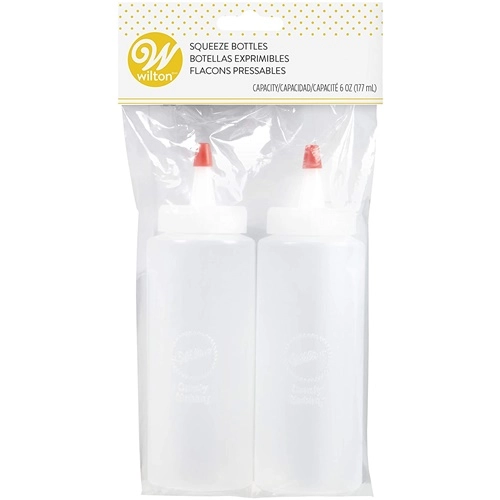 Butelka dekorator do tortu butelki do nasączania biszkoptu 177 ml Wilton zestaw 2 sztuk